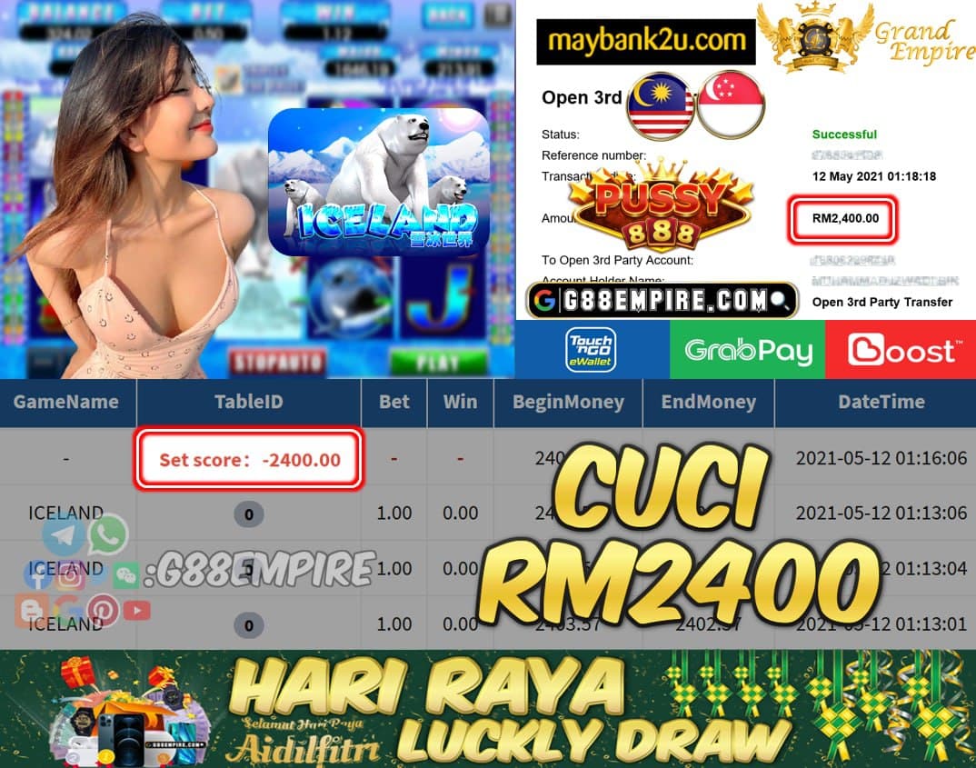 PUSSY888 - ICELAND CUCI RM2400 !!!