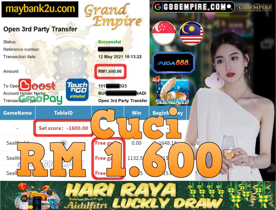 MEGA888-SEAWORLD CUCI RM1,600!!!