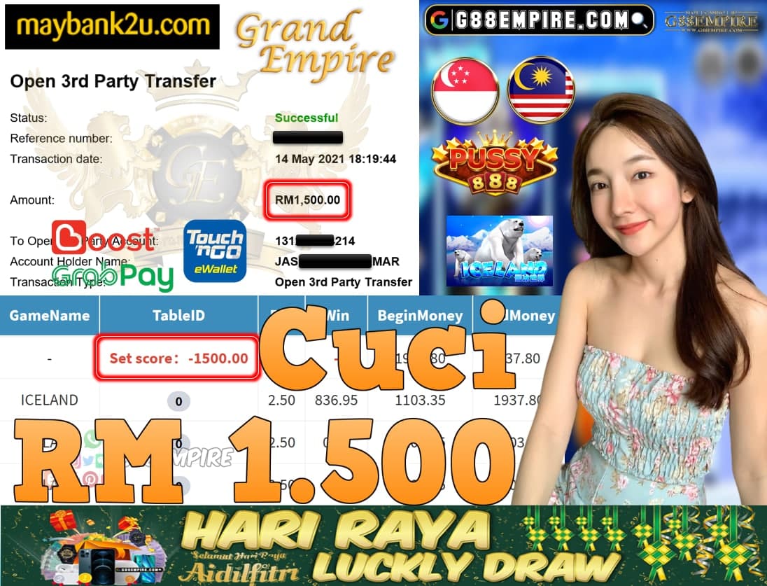 PUSSY888-ICELAND CUCI RM1,500!!!