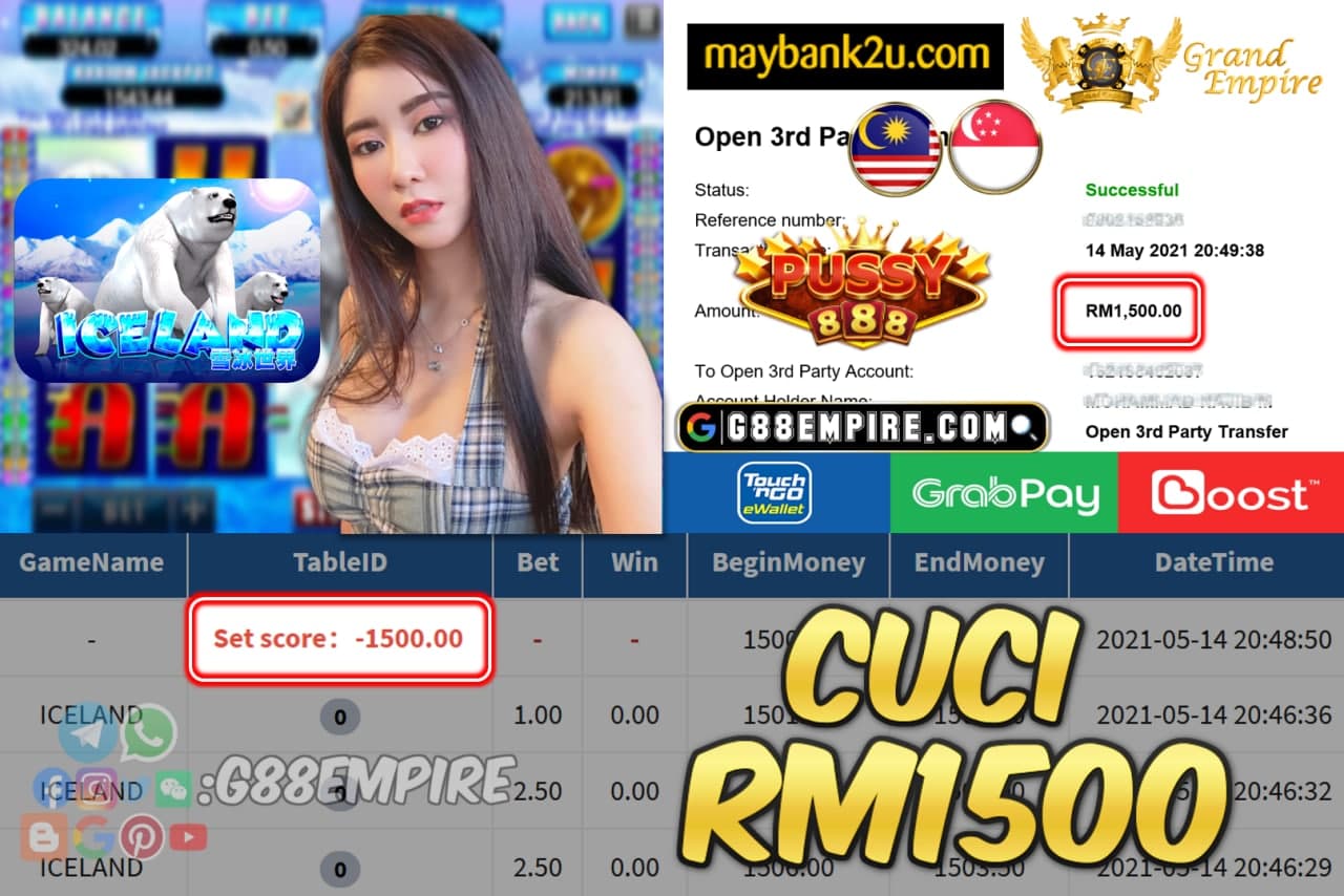 PUSSY888 - ICELAND CUCI RM1500 !!!