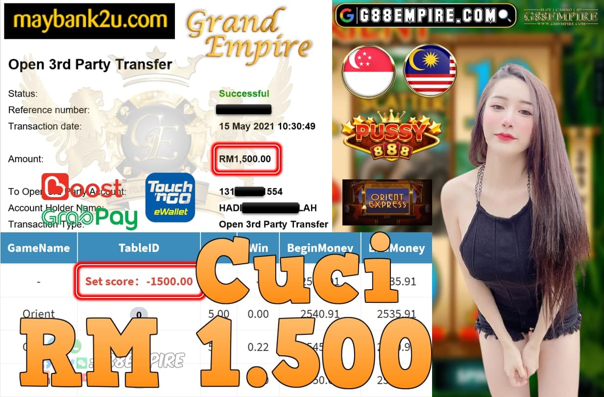 PUSSY888-ORIENT CUCI RM1,500!!!