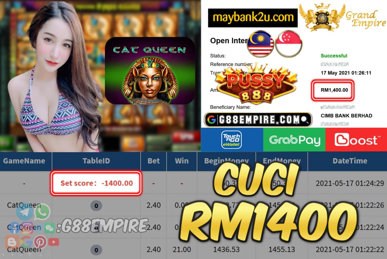 PUSSY888 - CATQUEEN CUCI RM1400 !!!