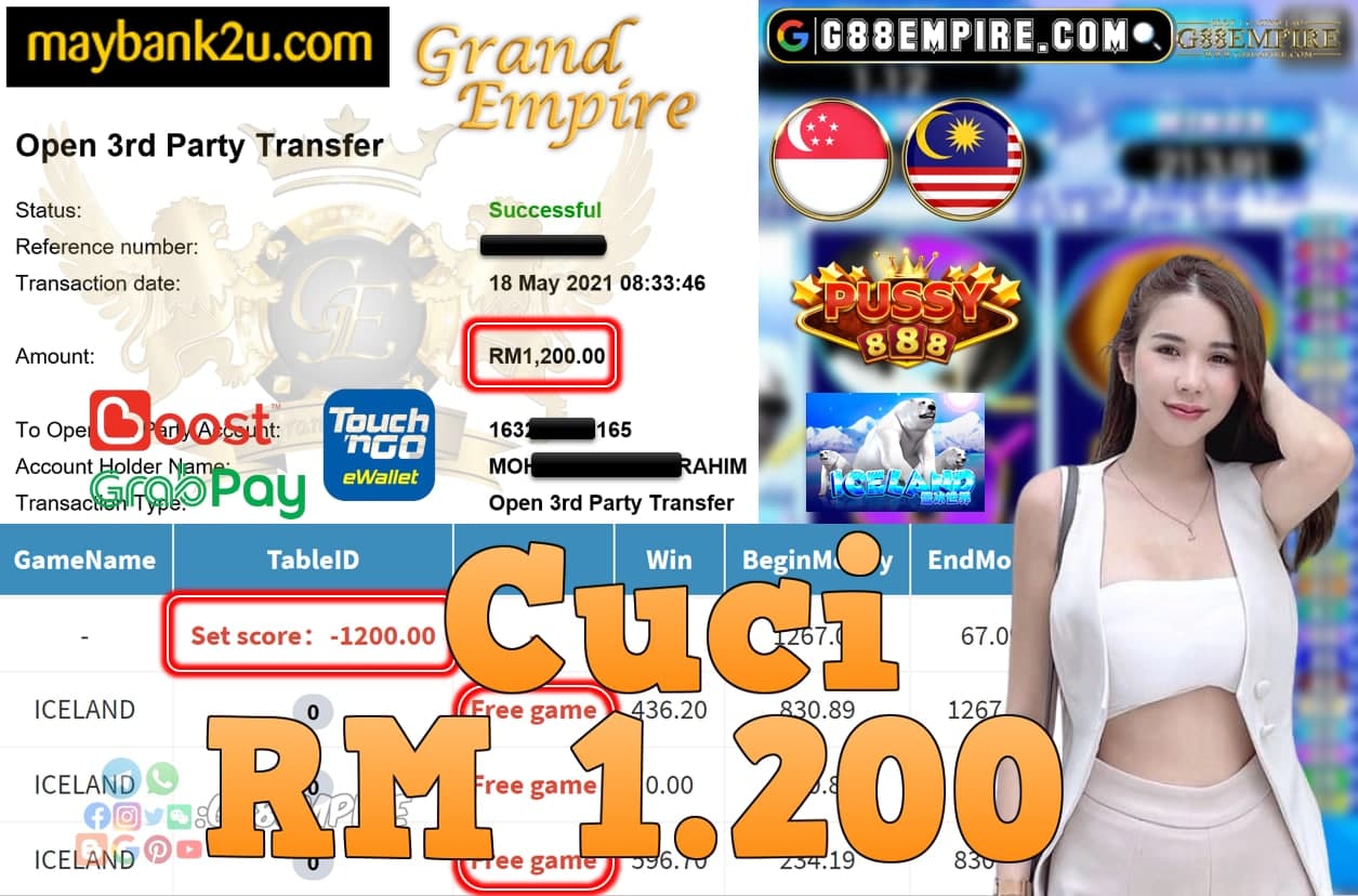 PUSSY888-ICELAND CUCI RM1,200!!!