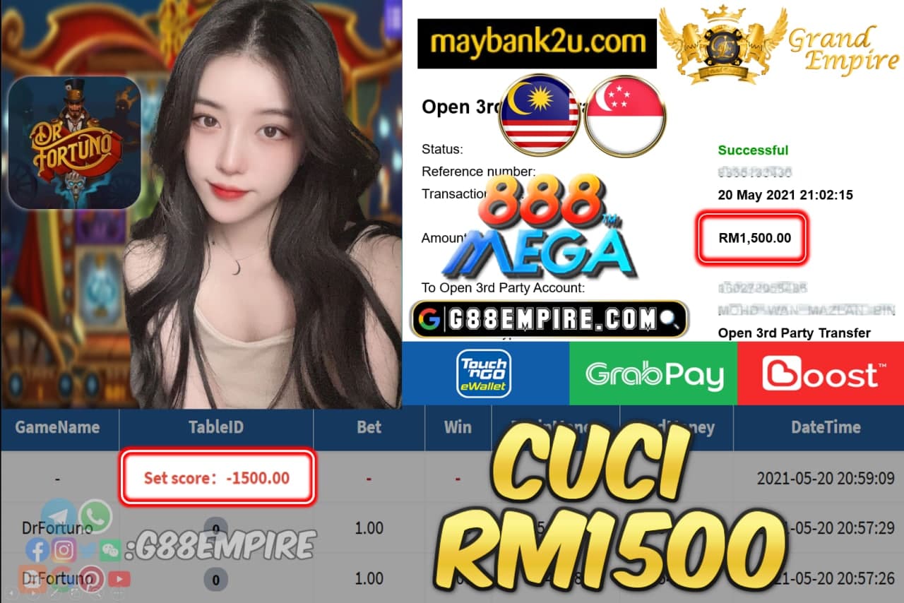 MEGA888 - DRFORTUNO CUCI RM1500 !!!