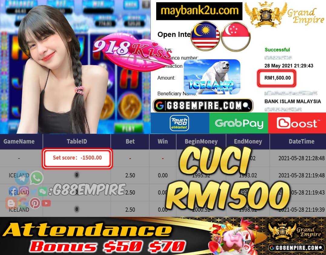 918KISS - ICELAND CUCI RM1500 !!!