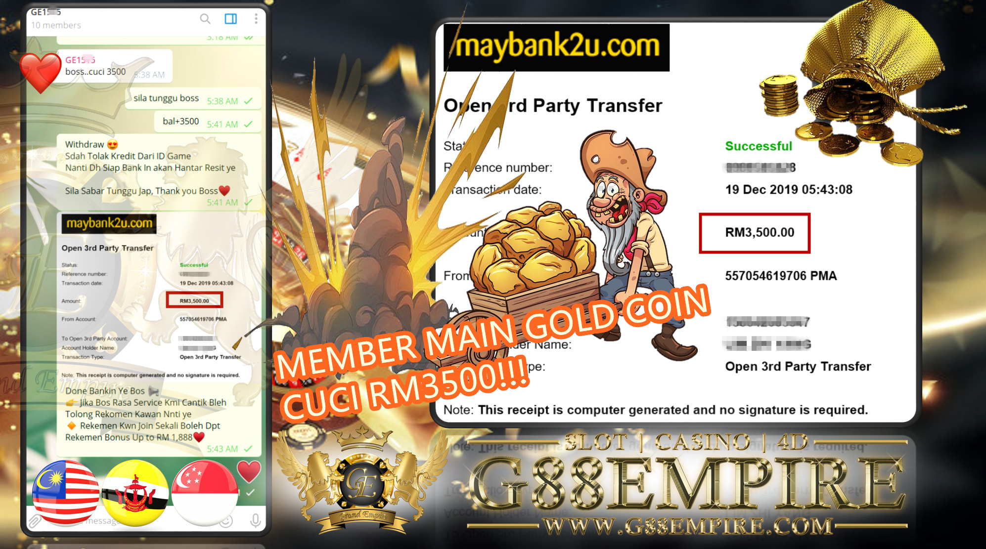 MEMBER MAIN GOLD COIN CUCI RM3,500!!!