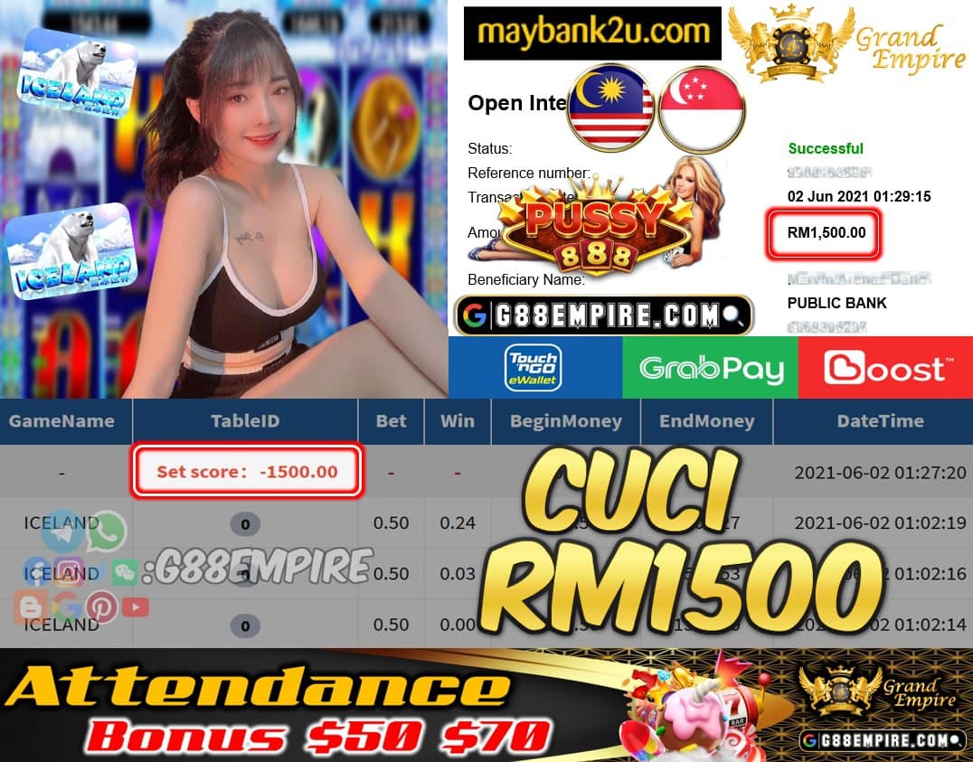 PUSSY888 - ICELAND CUCI RM1500 !!!