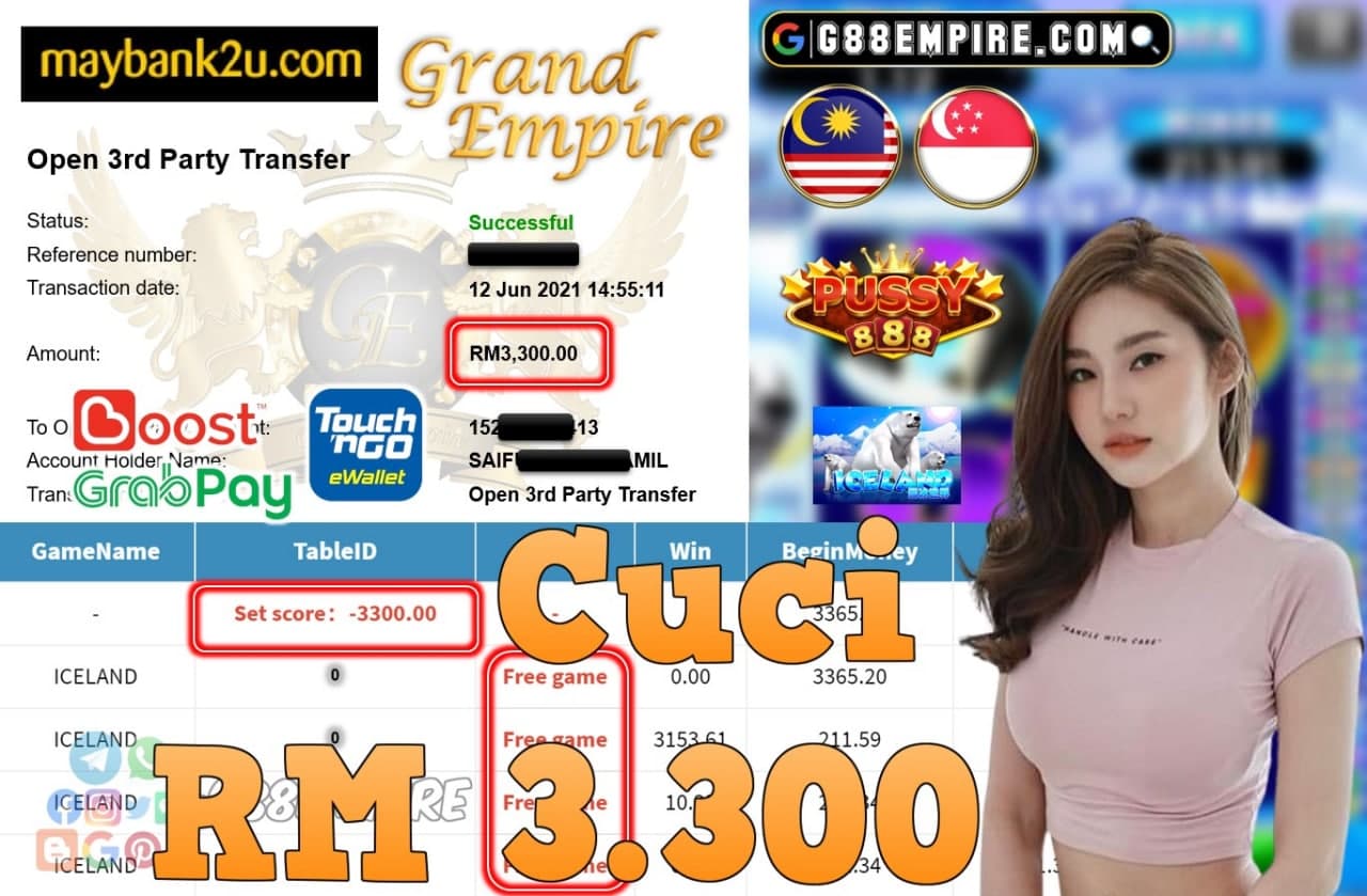 PUSSY888 - ICELAND CUCI RM3,300!!!