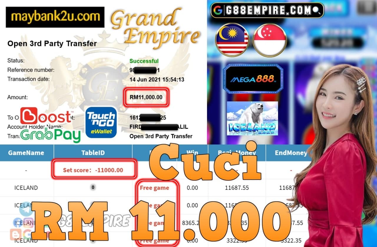 MEGA888 - ICELAND CUCI RM11,000!!!