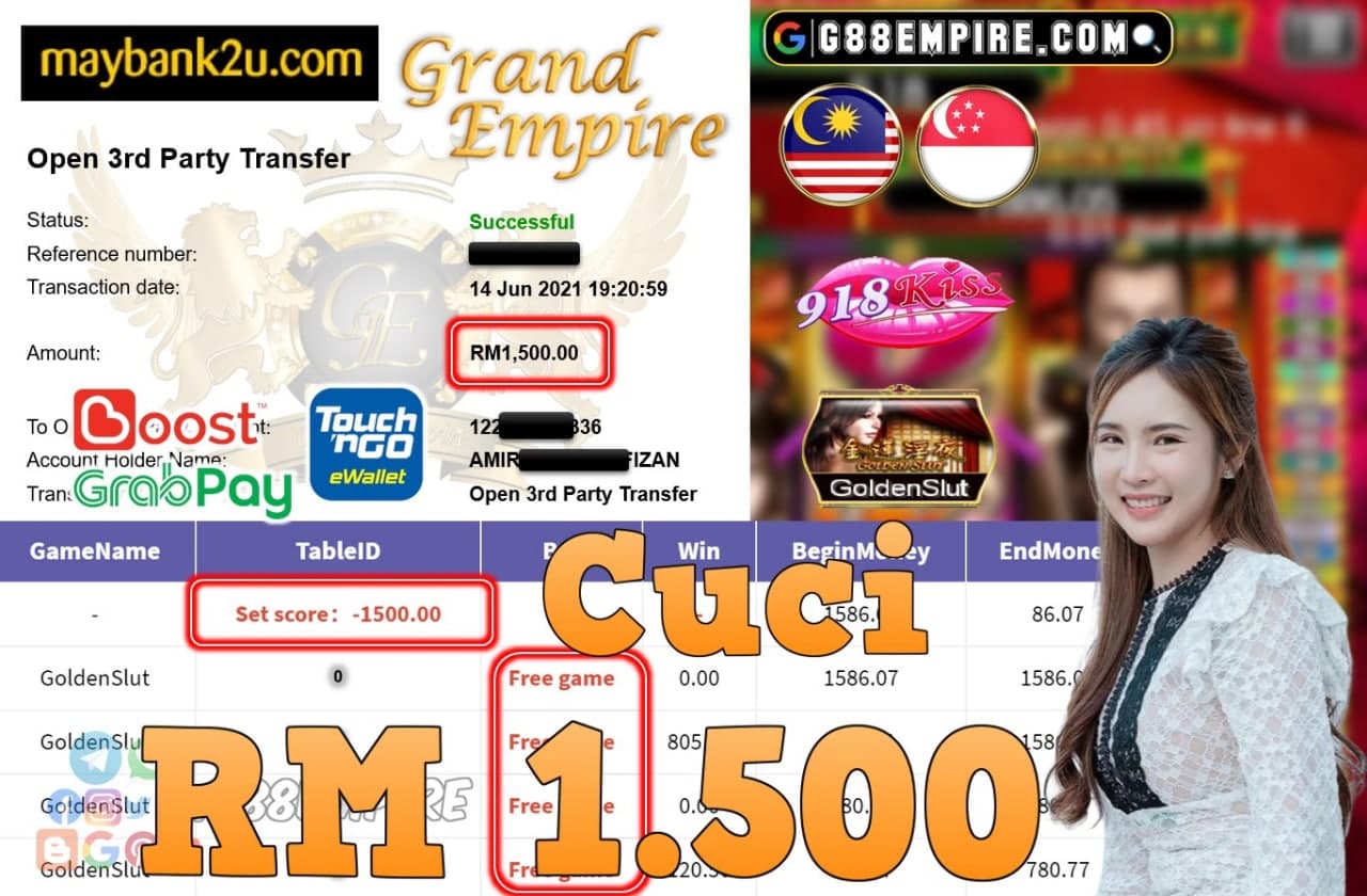 918KISS ORI - GOLDENSLUT CUCI RM1,500!!!