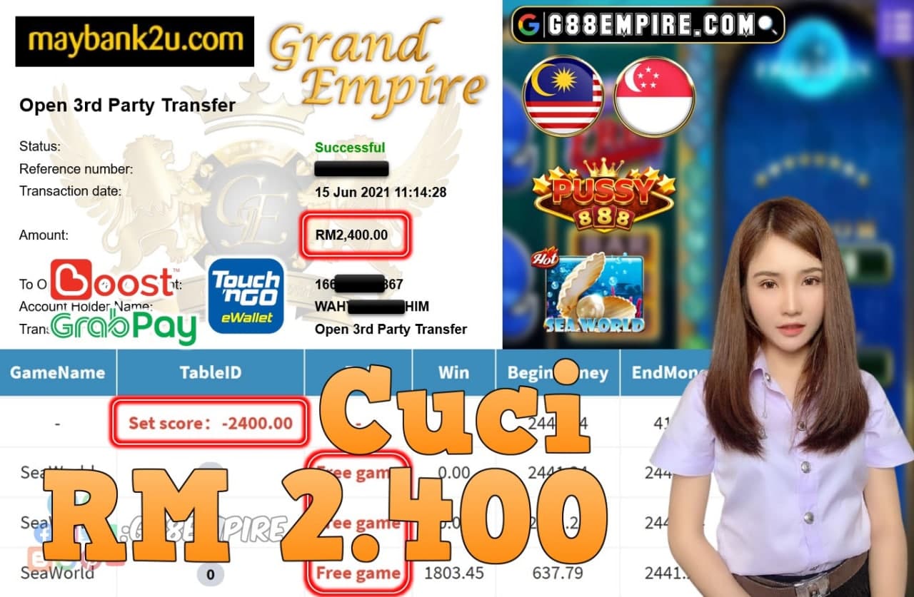 PUSSY888 - SEAWORLD CUCI RM2,400!!!