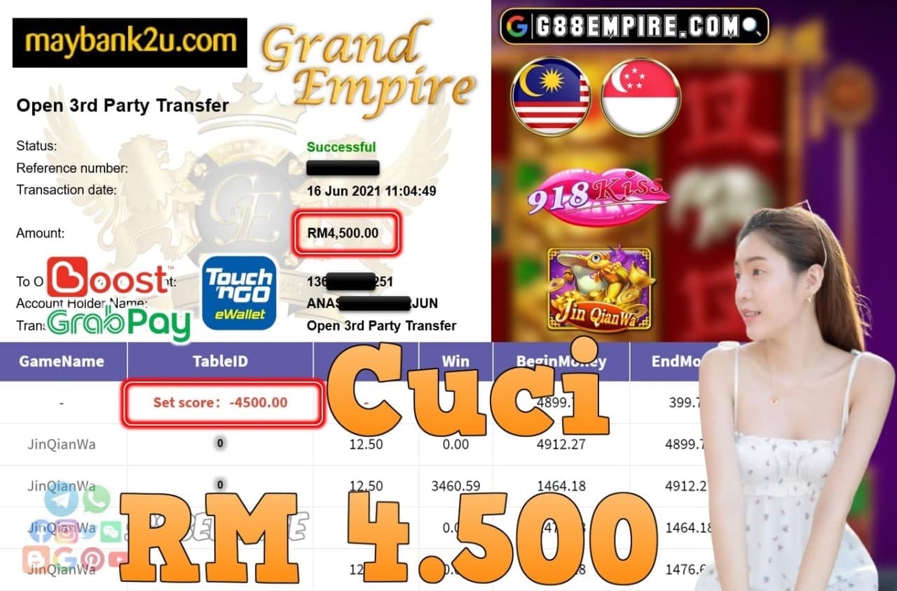918KISS ORI - JINQIANWA CUCI RM4,500!!!