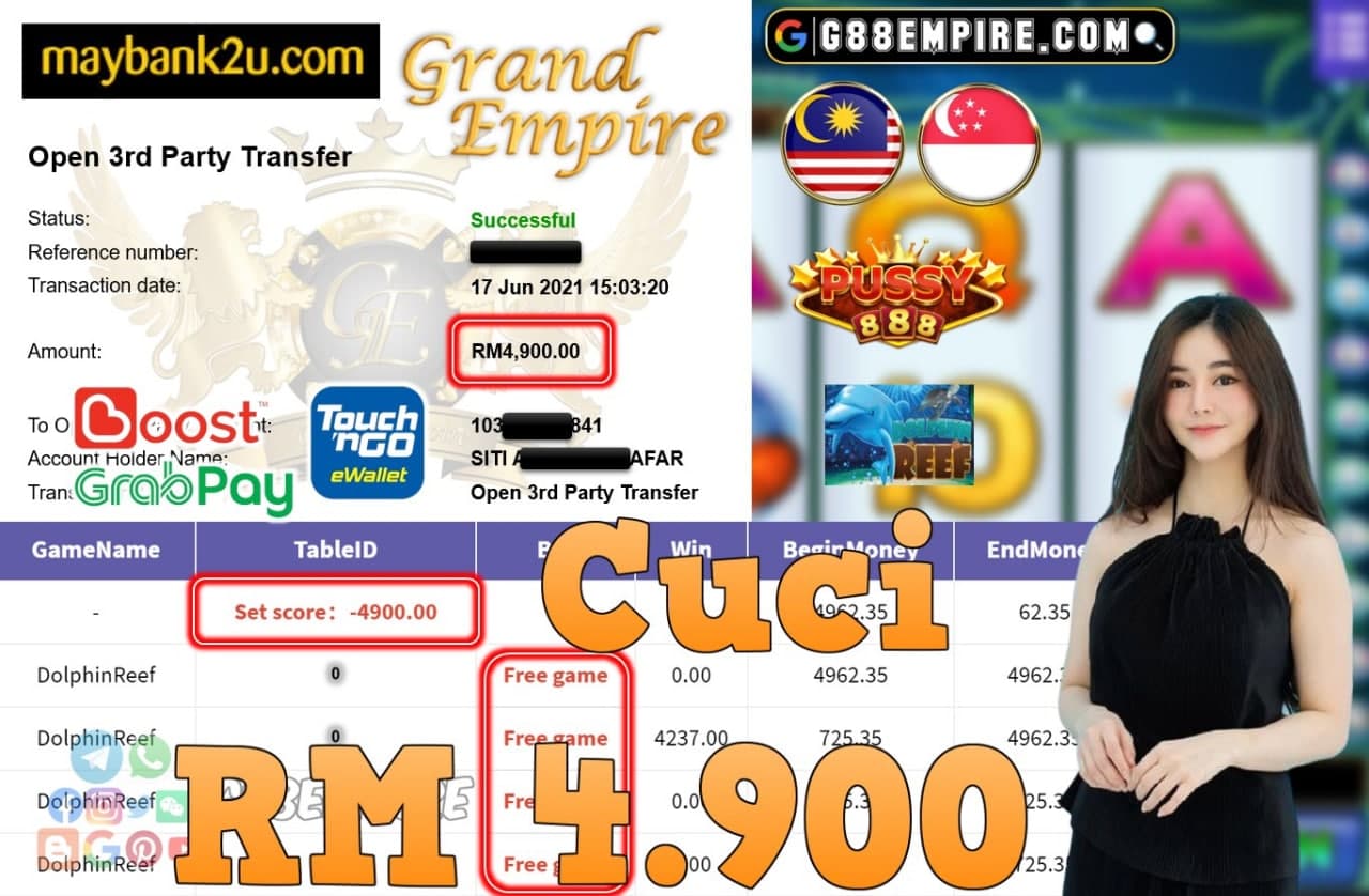PUSSY888 - DOLPHINREEF CUCI RM4,900!!!