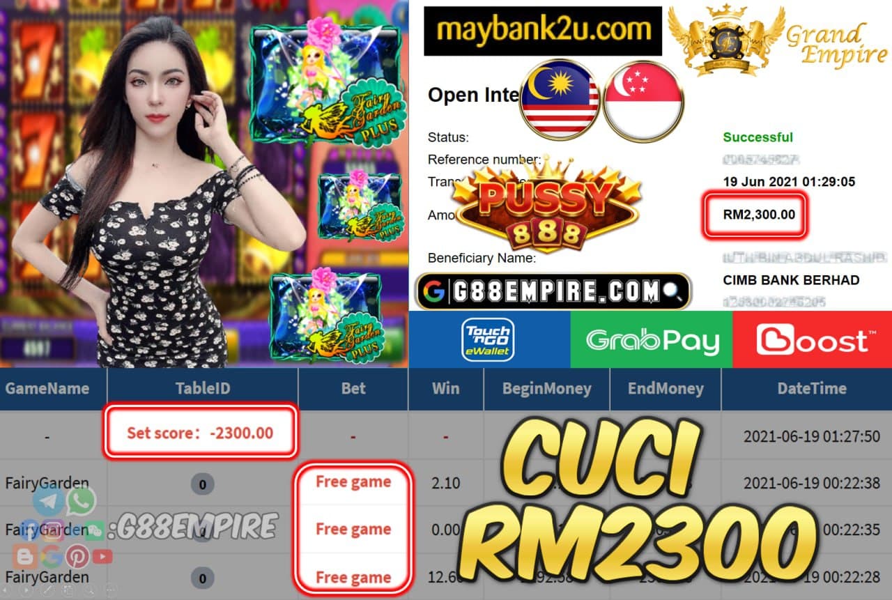 PUSSY888 - FAIRYGARDEN CUCI RM2300 !!!