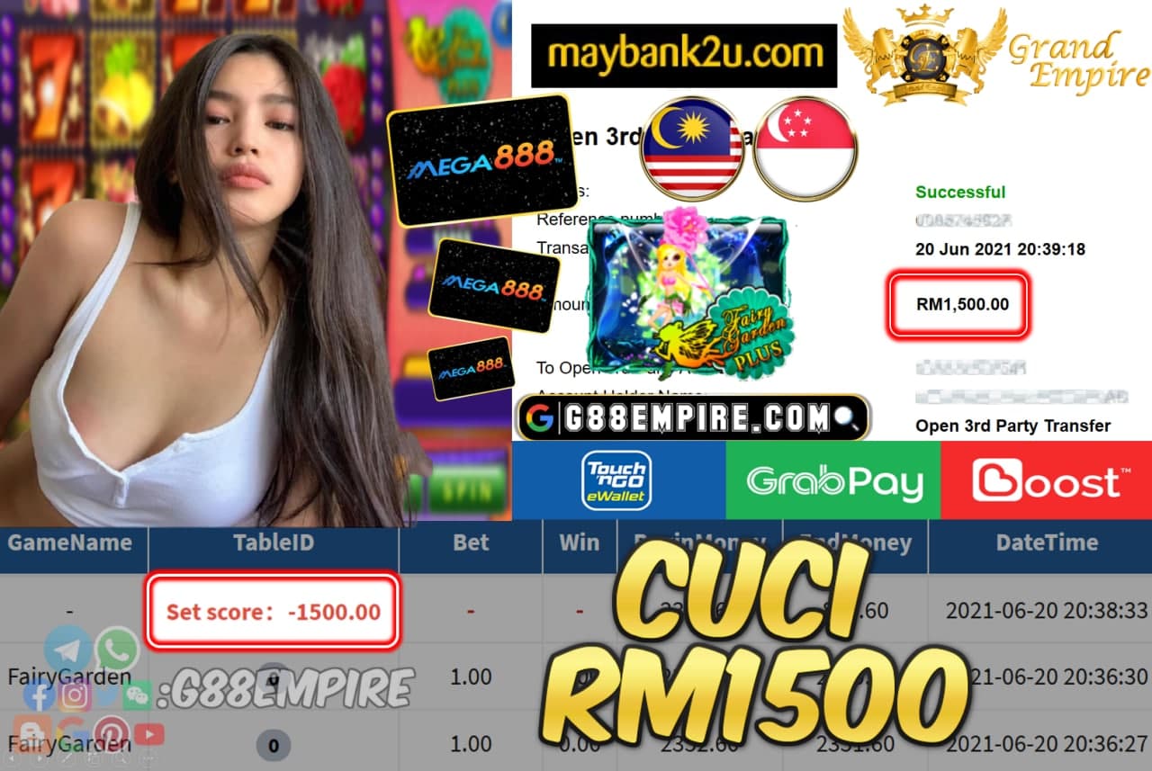 MEGA888 - FAIRY GARDEN CUCI RM1500 !!!