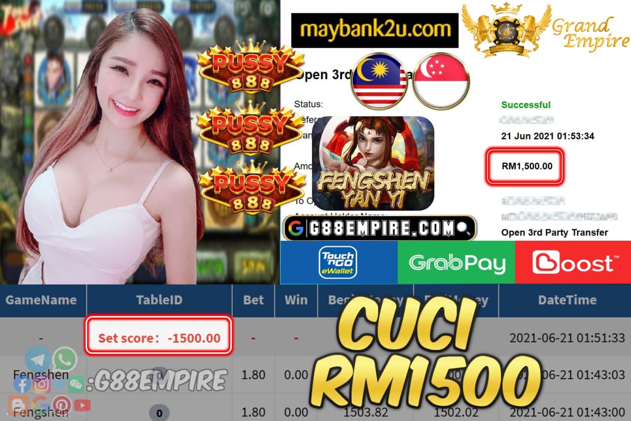 PUSSY888 - FENGSHEN CUCI RM1500 !!!