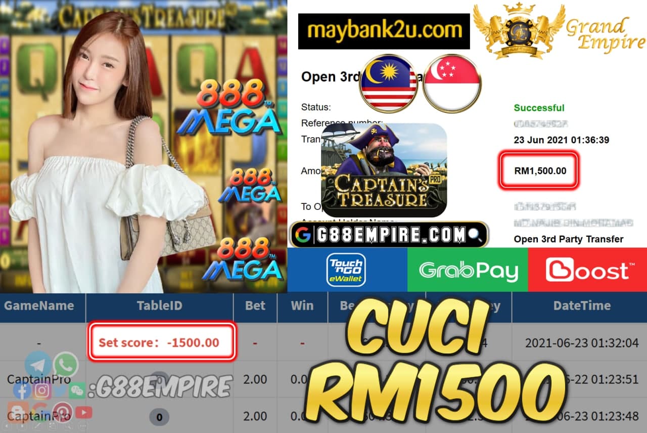 MEGA888 - CAPTAINPRO CUCI RM1500 !!!