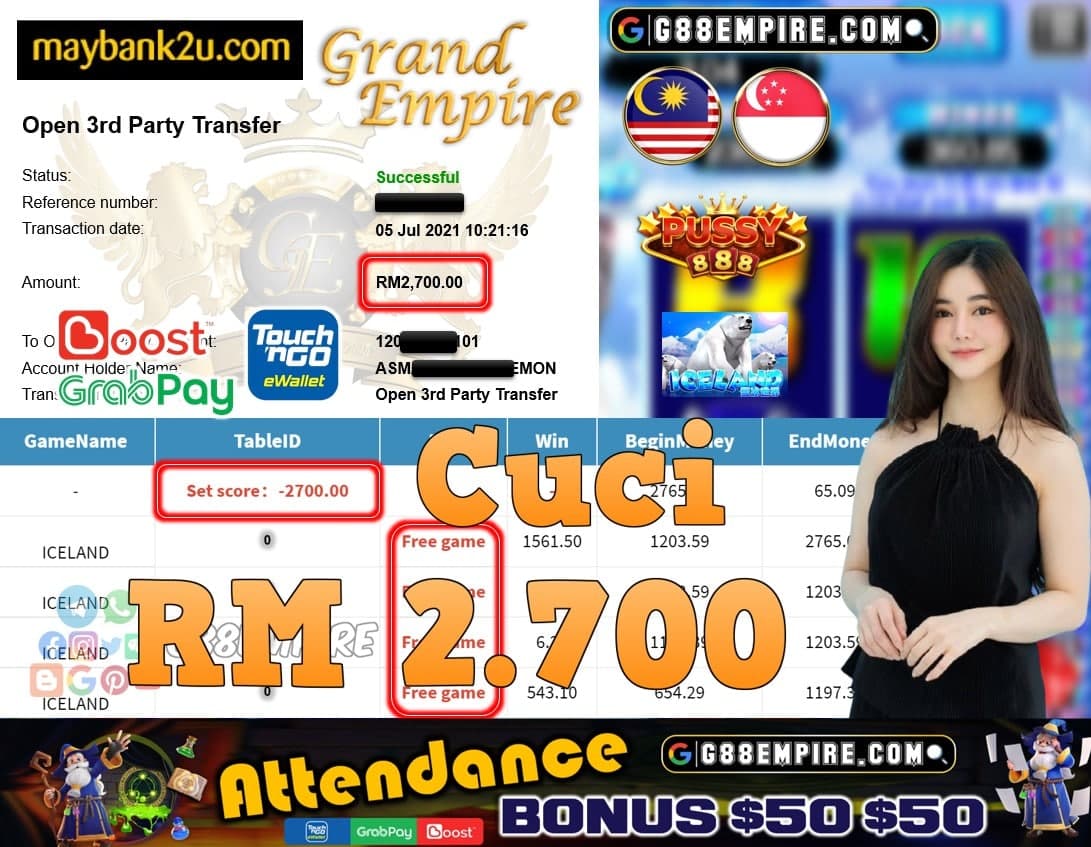 PUSSY888 - ICELAND CUCI RM2,700!!!