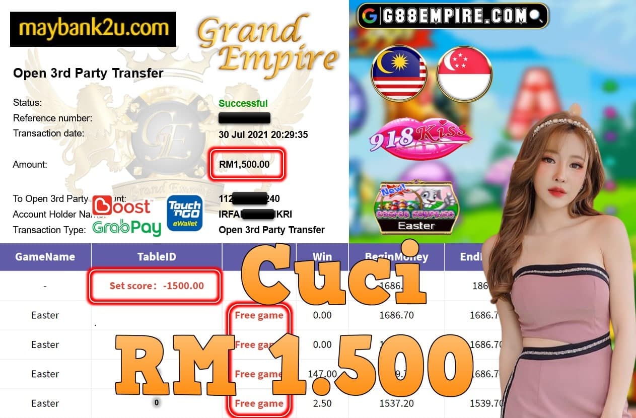 918KISS ORI - EASTER CUCI RM1,500!!!