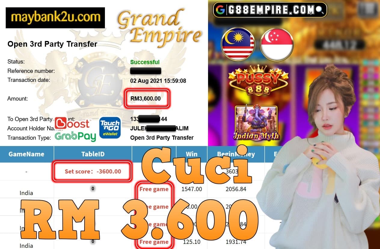 PUSSY888 - INDIA CUCI RM3,600!!!