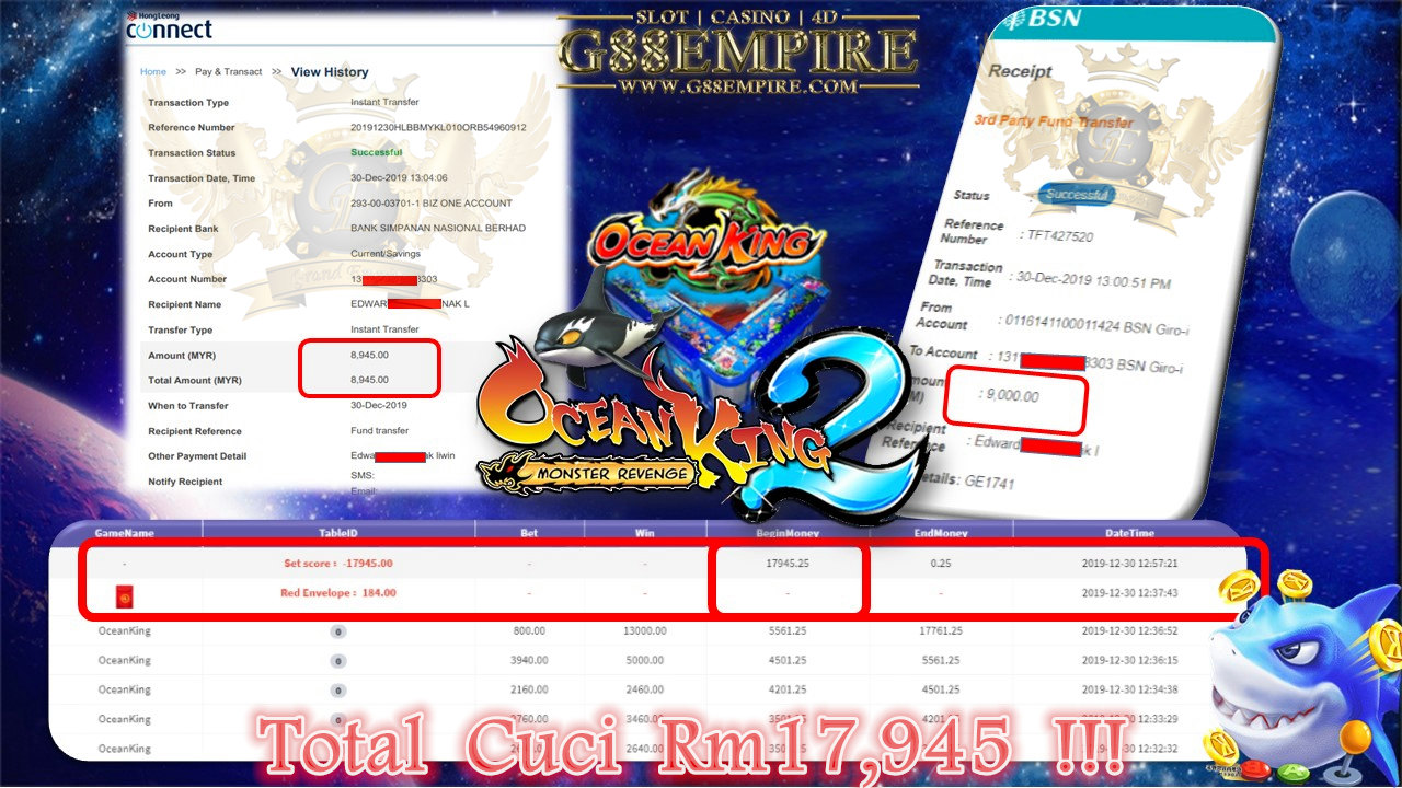 MEMBER MAIN OCEAN KING CUCI RM17,945 !!!