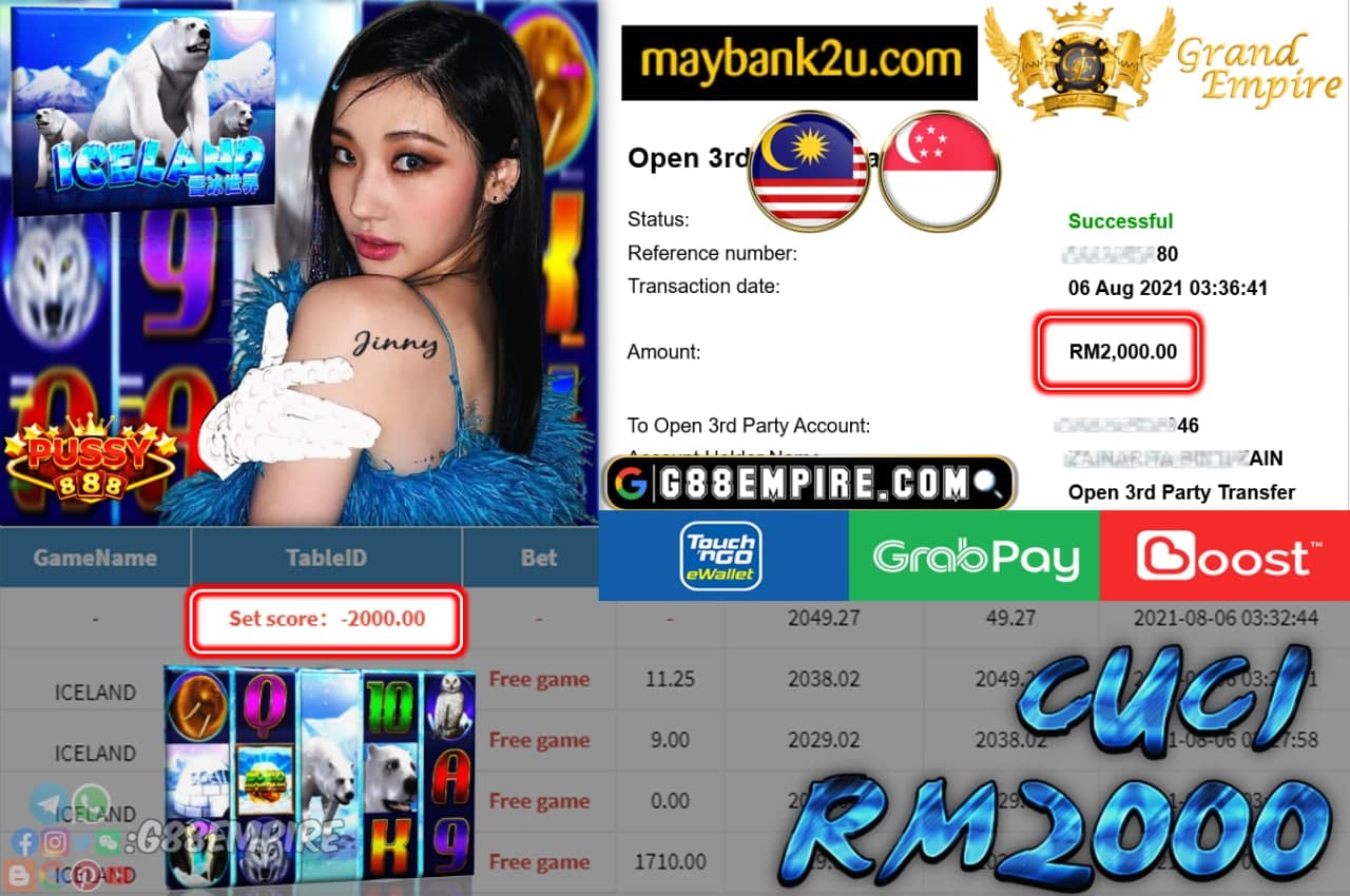 PUSSY888 - ICELAND CUCI RM2,000!!!