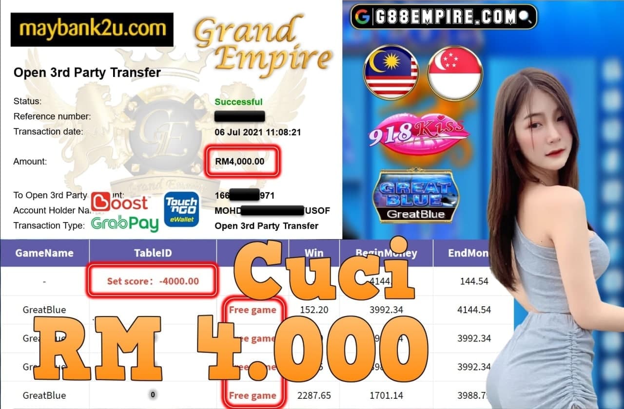 918KISS ORI - GREATBLUE CUCI RM4,000!!!
