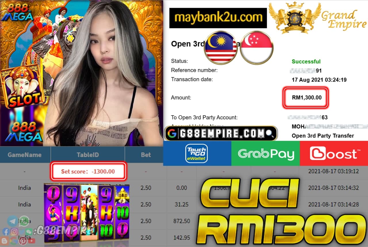 MEGA888 -INDIA  CUCI RM1,300