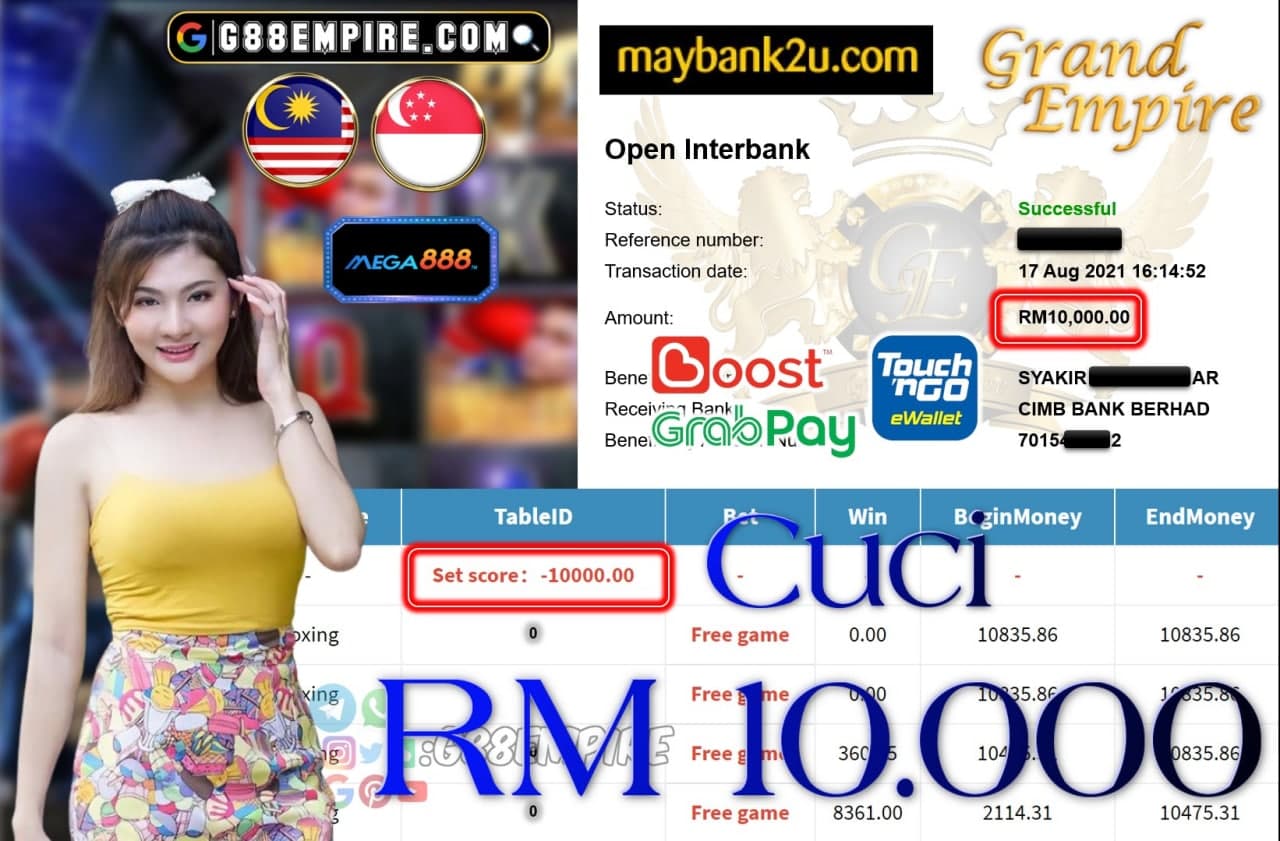 MEGA888 - BOXING CUCI RM10,000!!!