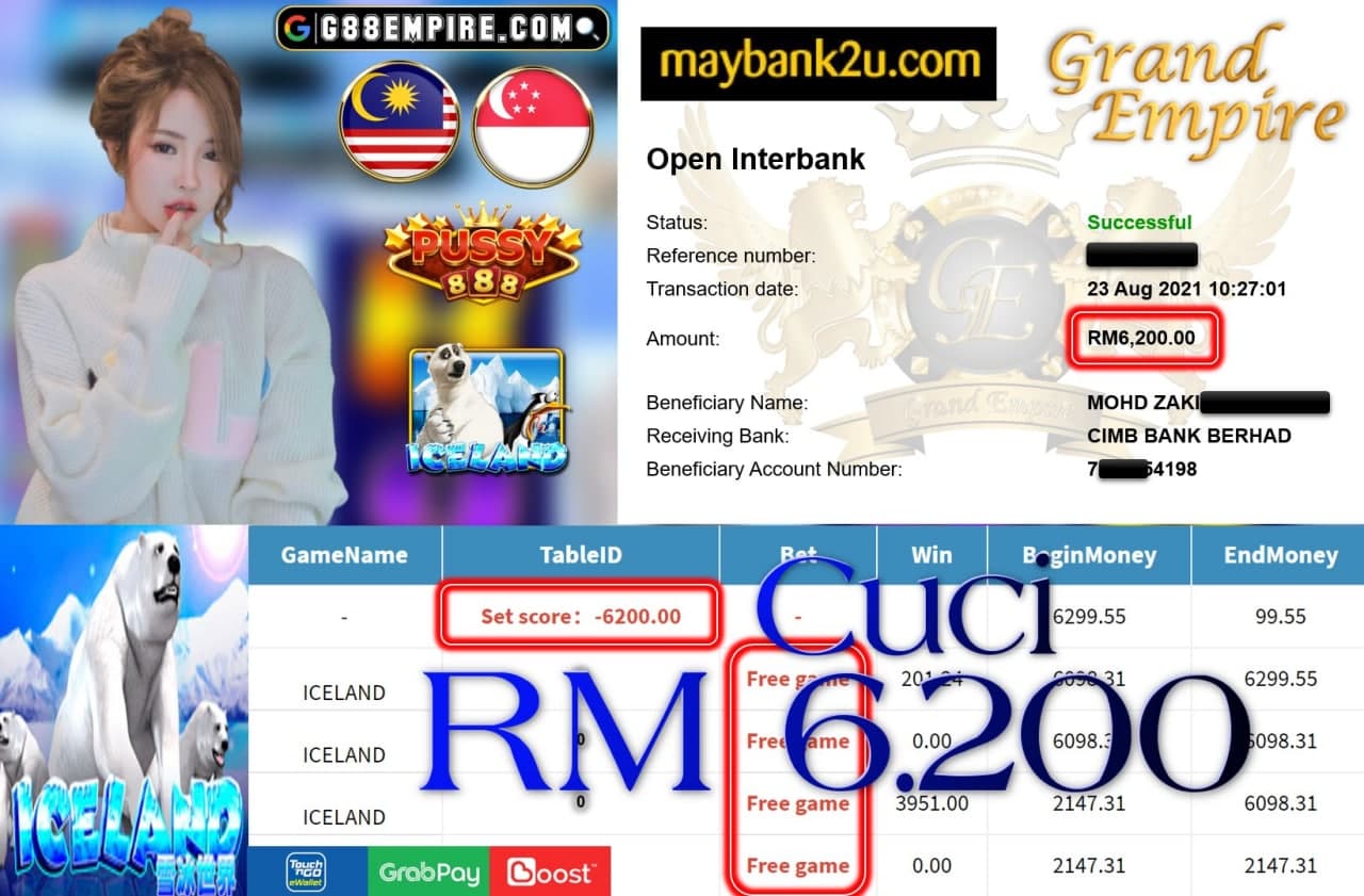 PUSSY888 - ICELAND CUCI RM6,200!!!