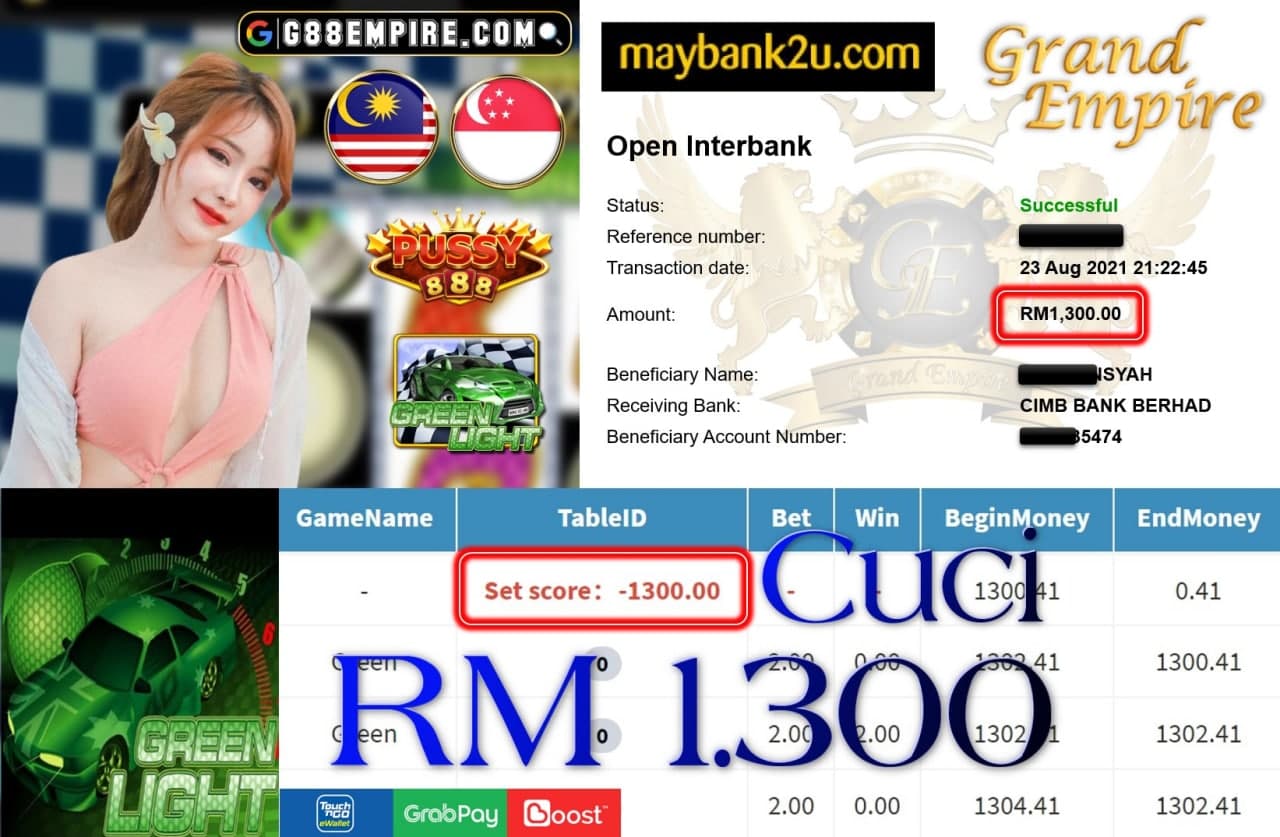 PUSSY888 - GREENLIGHT CUCI RM1,300!!!