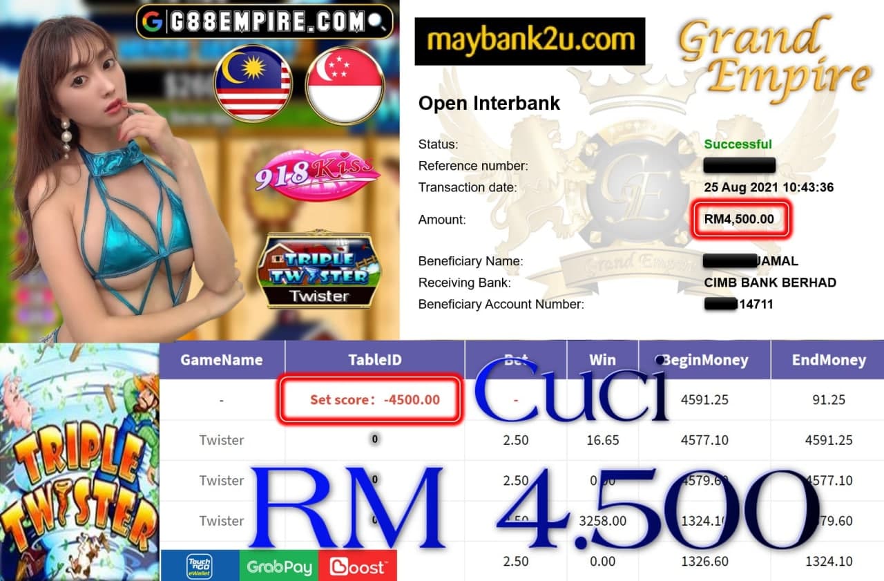 918KISS ORI  - TWISTER CUCI RM4,500!!!