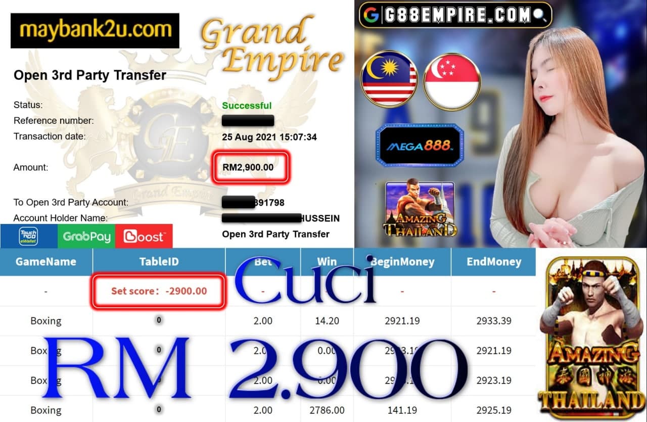 MEGA888 - BOXING CUCI RM2,900!!!