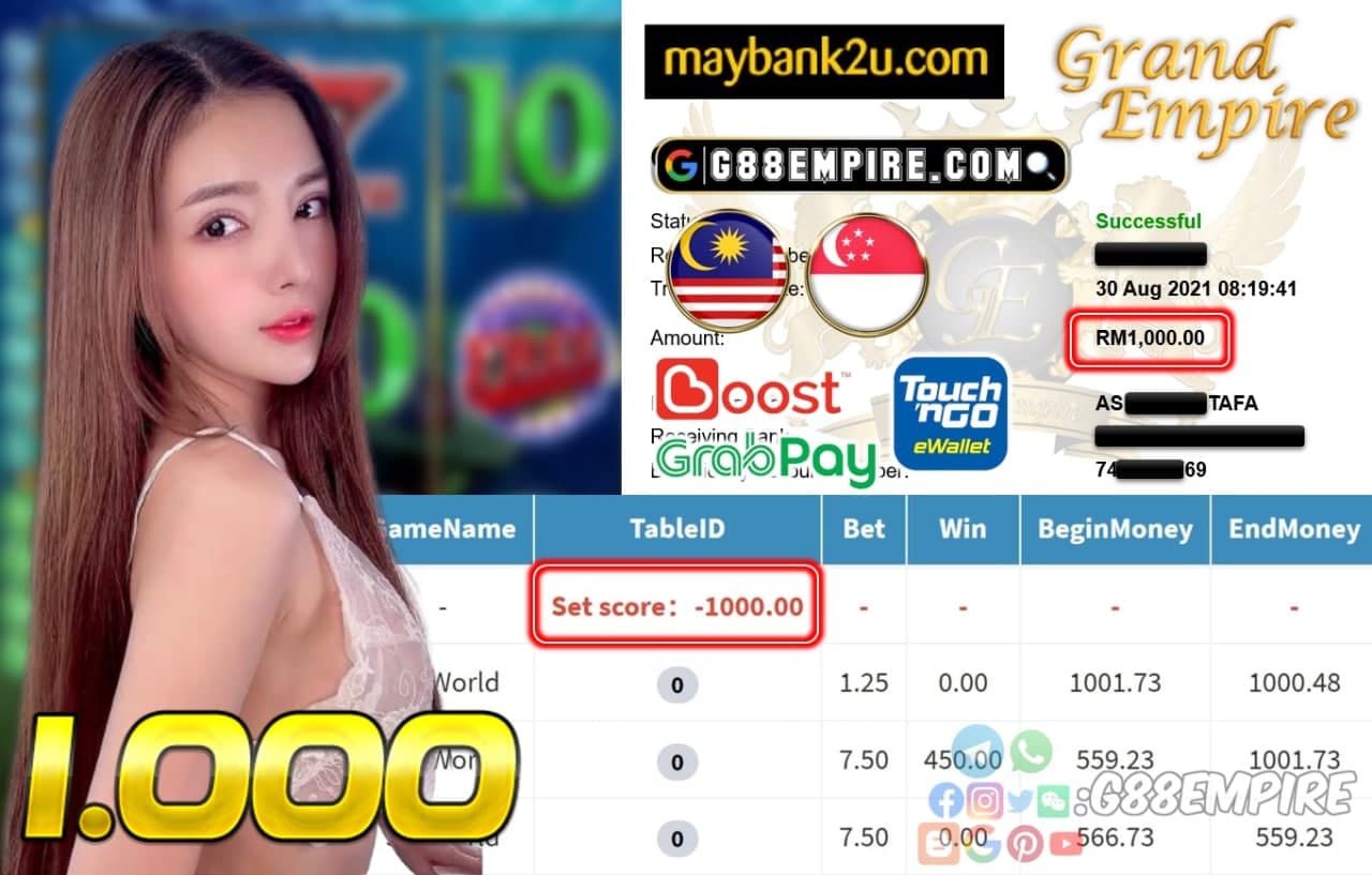 PUSSY888 - SEAWORD CUCI RM1,000 !!