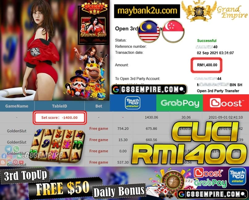 PUSSY888 - GOLDENSLUT CUCI RM1,4000!!!