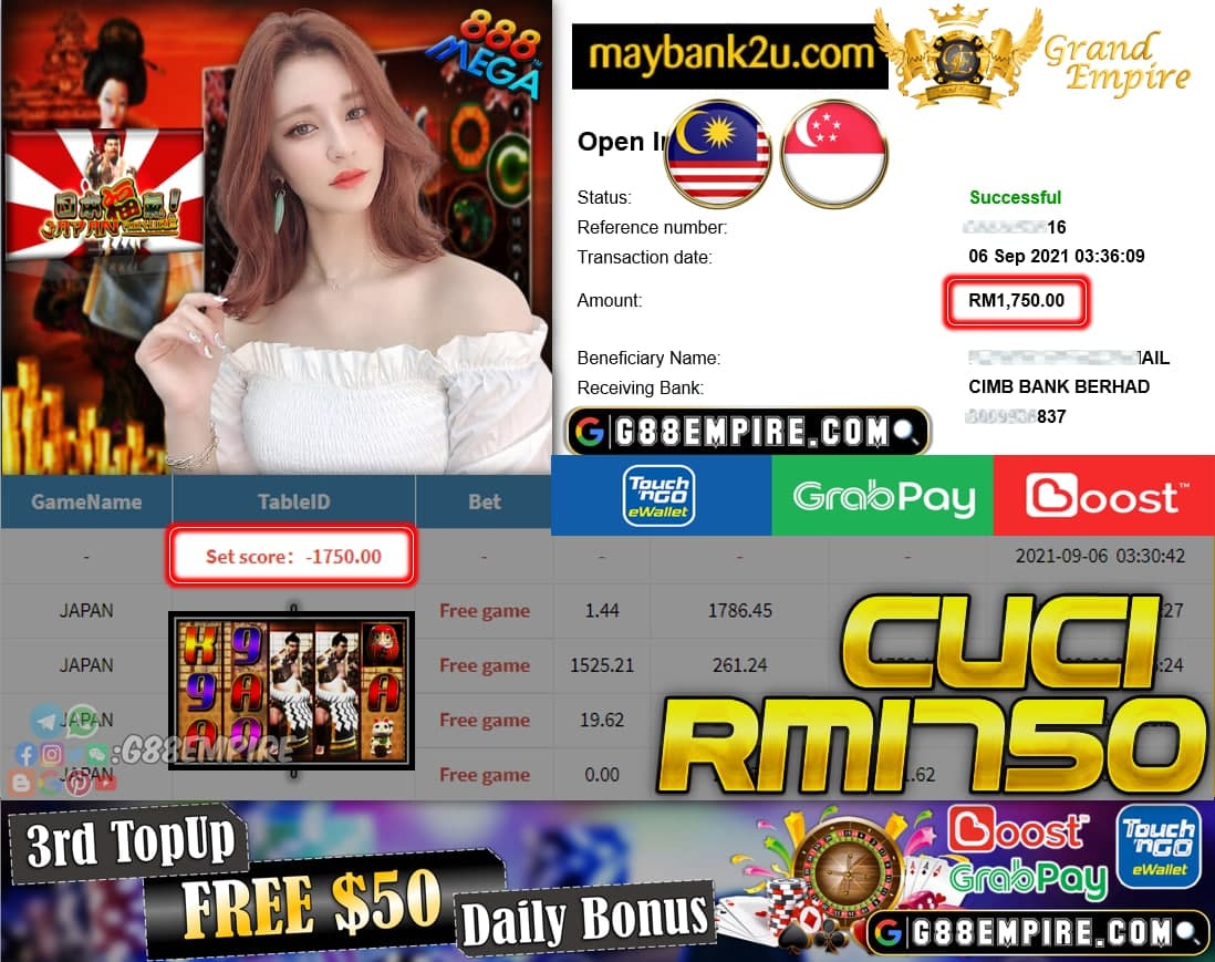 MEGA888 - JAPAN PARTY CUCI RM1,7500!!!