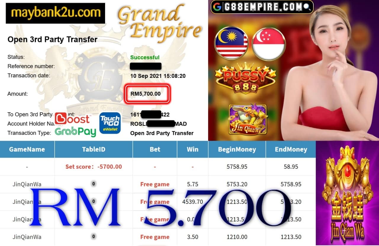 PUSSY888 - JINQIANWA CUCI RM5.700!!!