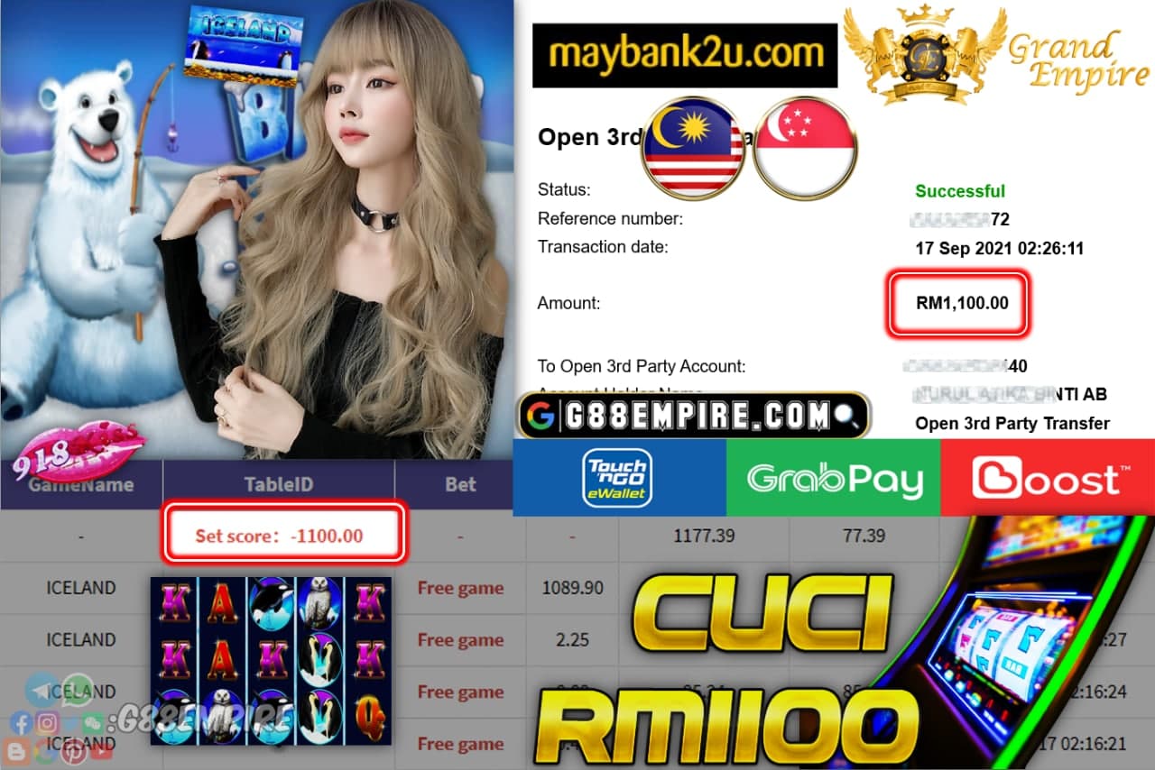 918KISS ORI - ICELAND  CUCI RM1,100!!!
