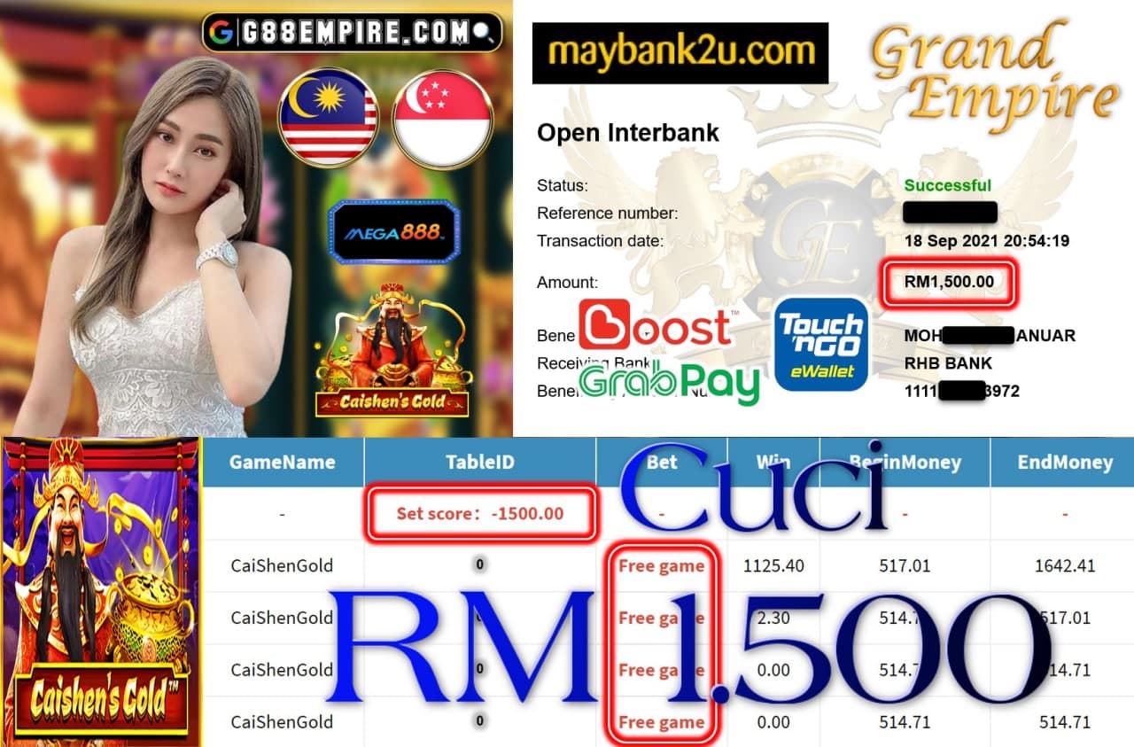 MEGA888 - CAISHENGOLD  CUCI RM1,600!!!