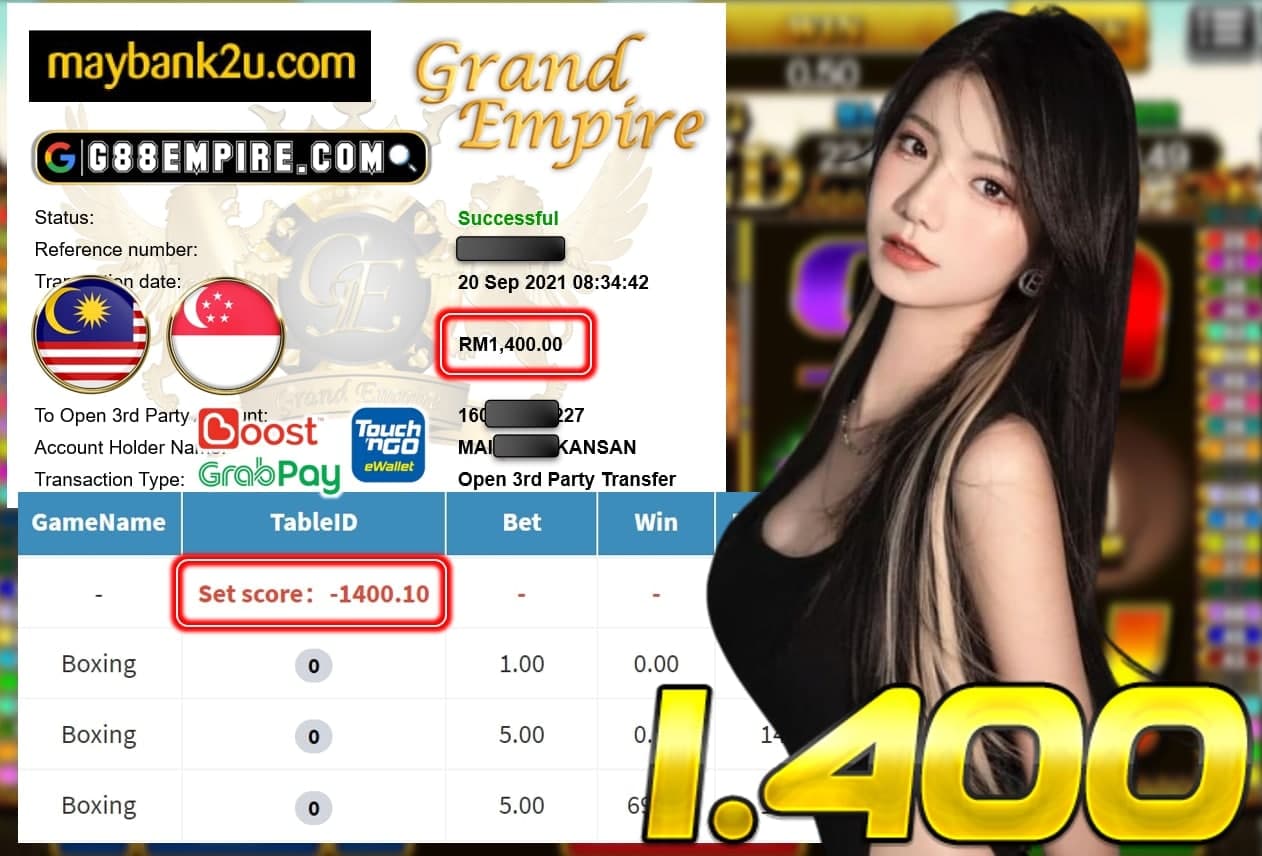 MEGA888 - BOXING CUCI RM 1.400!!!