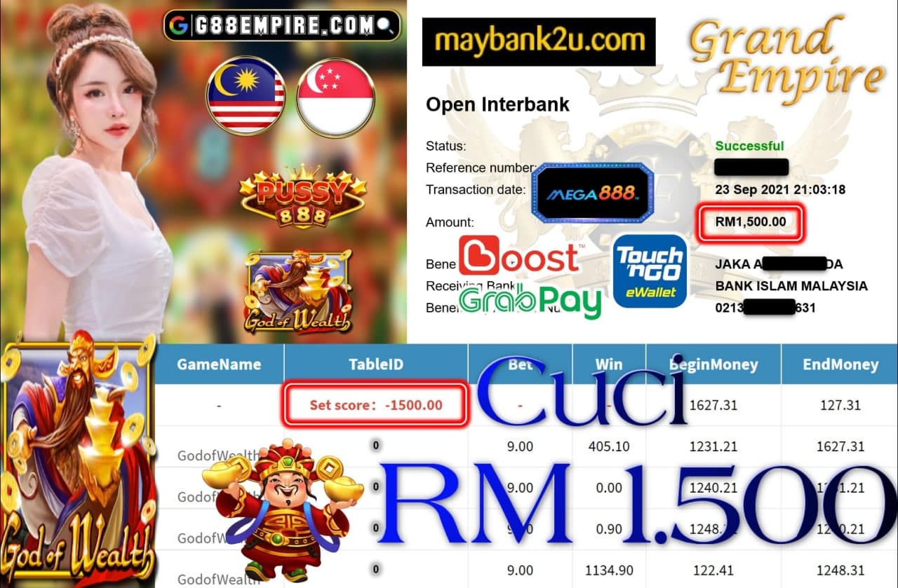 PUSSY888 - GODOFWEALTH CUCI RM1,500!!!