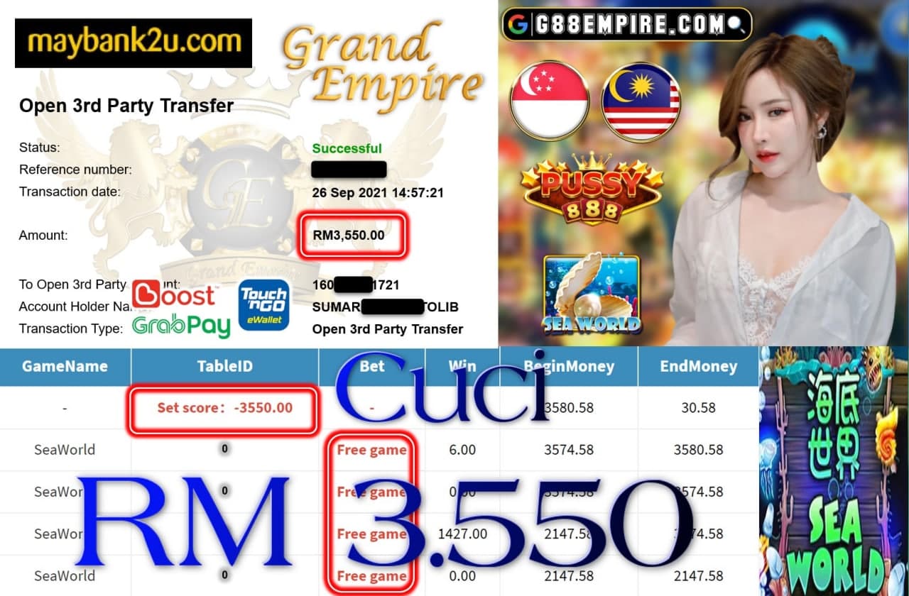 PUSSY888 - SEAWORLD CUCI RM3,550!!!!