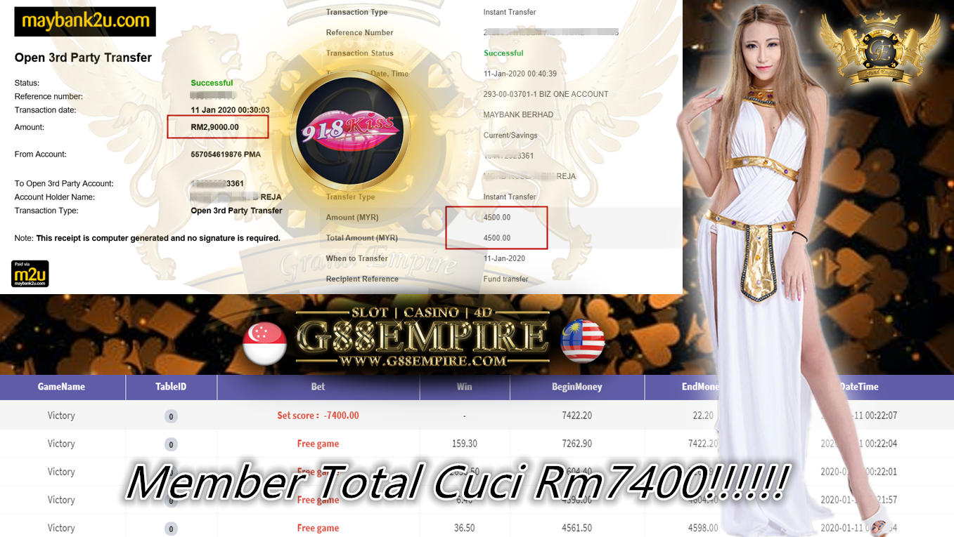 MEMBERMAIN 918KISS  MINTA CUCI RM7400!!!!