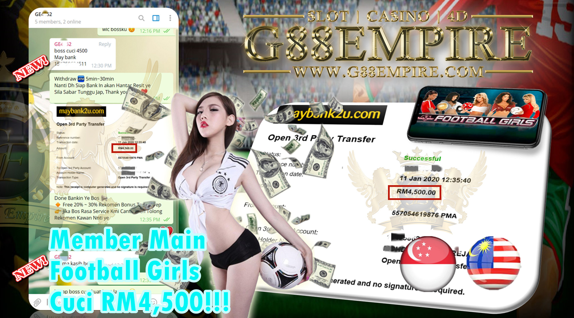 MEMBER MAIN FOOTBALL GIRLS CUCI RM4,500!!!