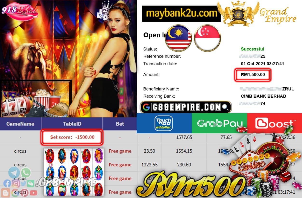 918KISS - CIRCUS CUCI RM1,500!!!