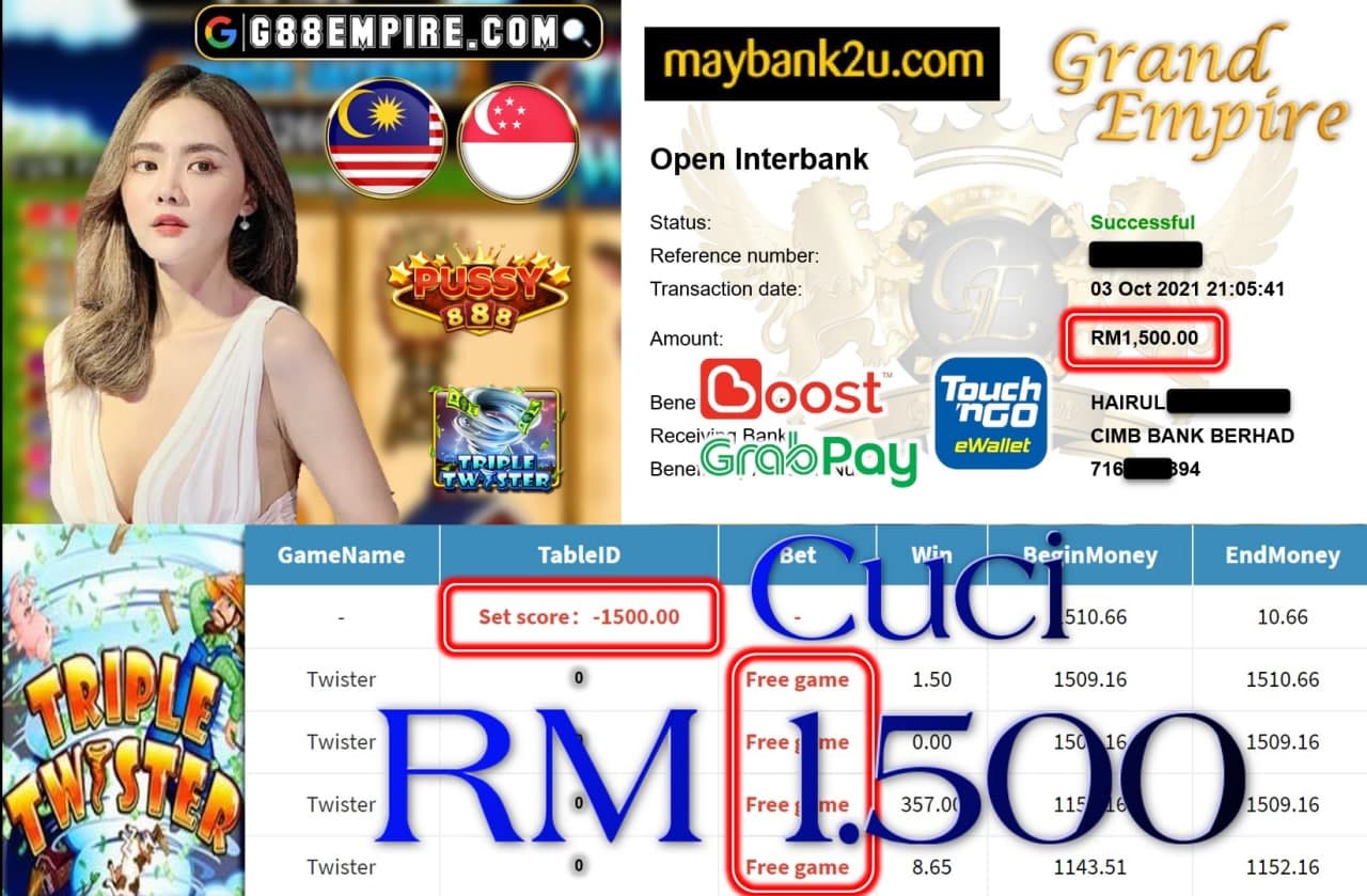 PUSSY888 - TWISTER CUCI RM1,500!!!