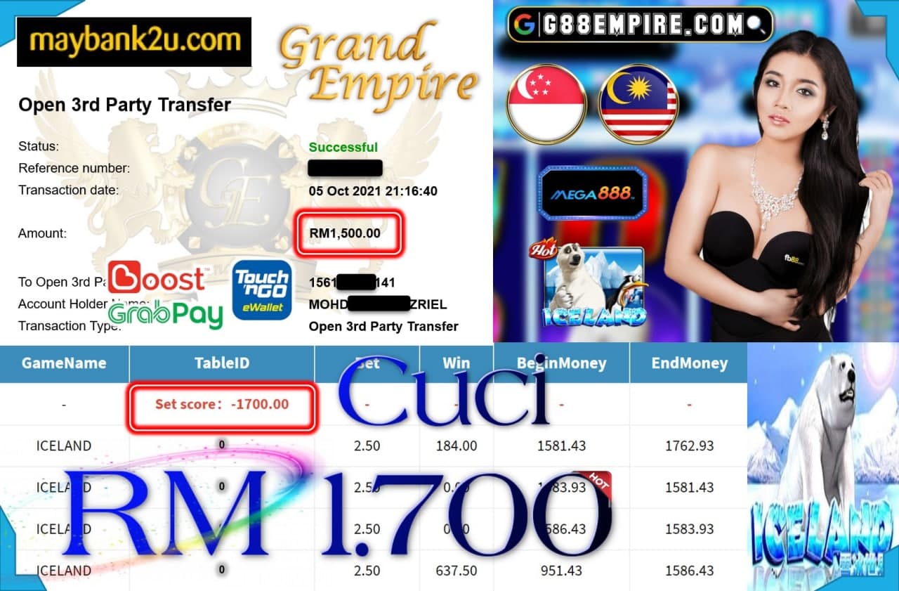 MEGA888 - ICELAND CUCVI RM1,700!!!!