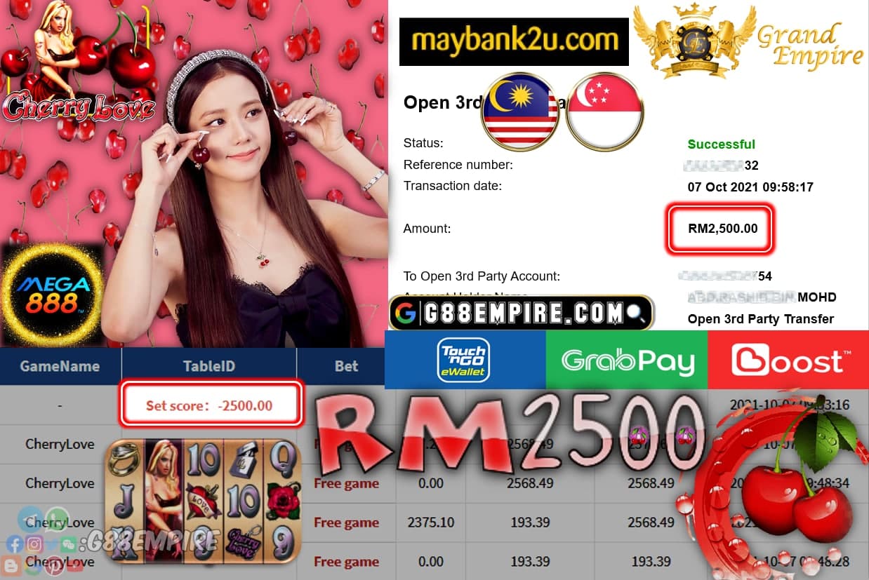 MEGA888 - CHERRYLOVE CUCVI RM2,500!!!!