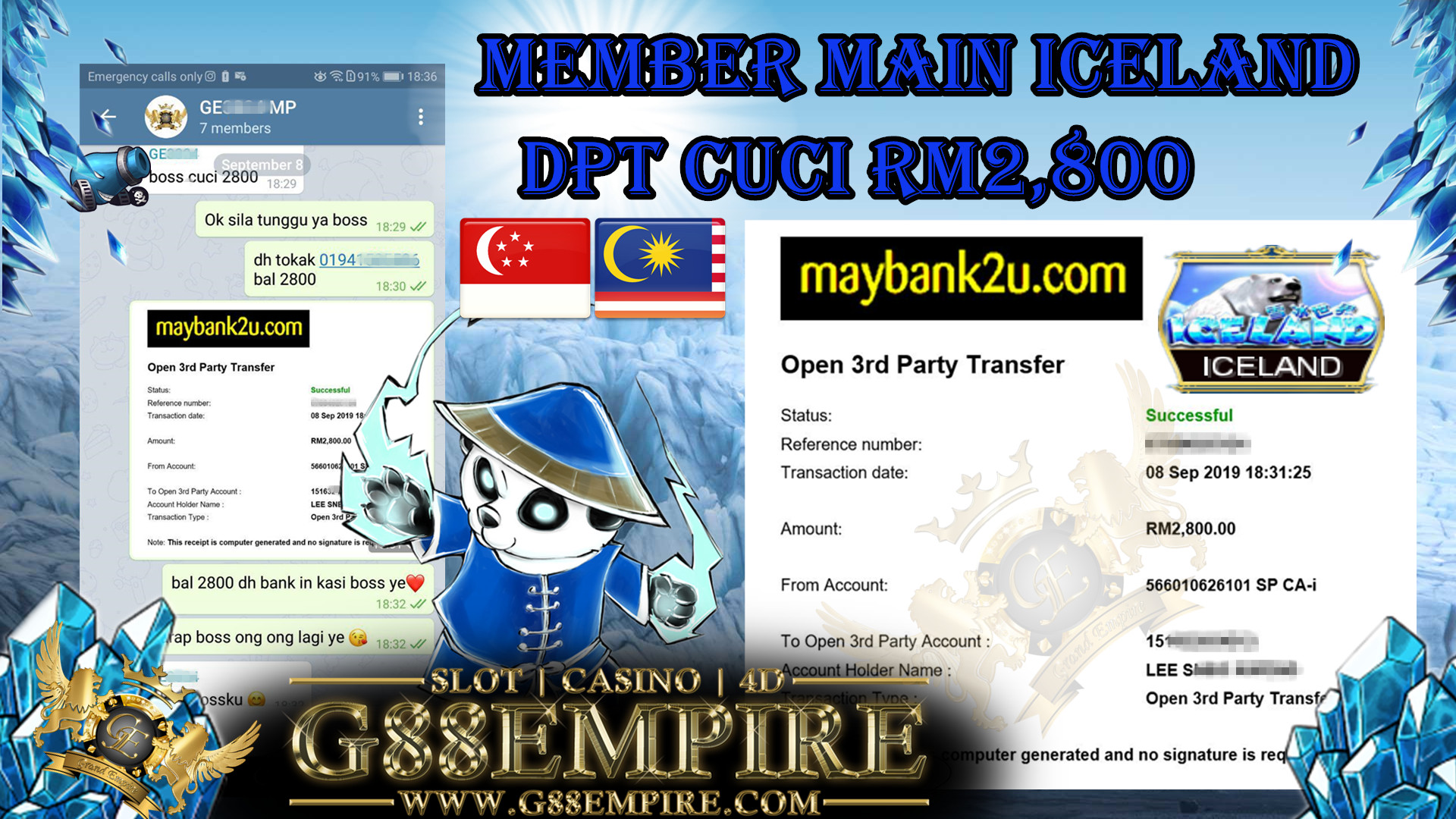 MEMBER MAIN ICELAND DPT CUCI RM2,800