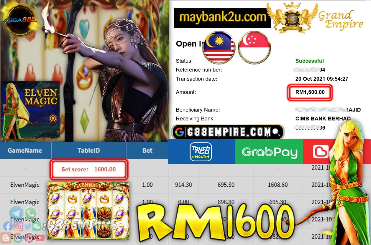 MEGA888 - ELVENMAGIC CUCI RM1,600 !!!